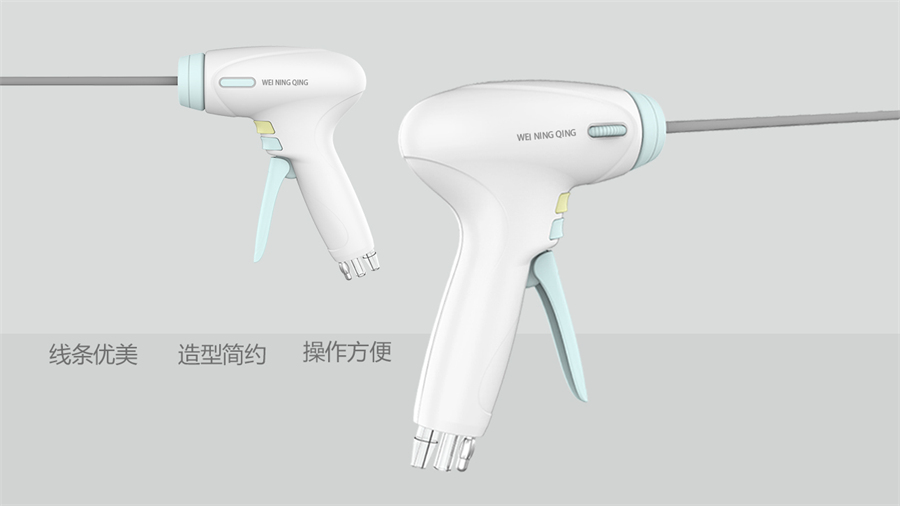 電鉤沖洗器產品設計，醫療設備工業設計案例
